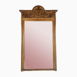 Specchio vintage placcato in oro, Francia