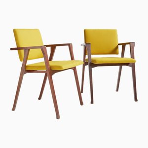 Sedie Luisa in teak di Franco Albini, Ed. Poggi, 1955, set di 2