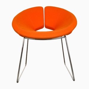 Chaise Little Apollo Orange par Patrick Norguet pour Artifort, 2000s