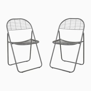Folding Chairs by Niels Gammelgaard for Ikea, 1980s, Set of 2