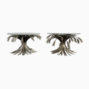 Hollywood Regency Shades of Leaf Coffee Tables, 1970s, Set of 2