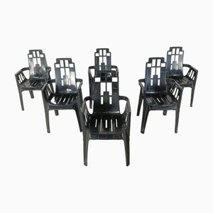 Chaises Boston par Pierre Paulin pour Henry Massonnet, 1988, Set de 6