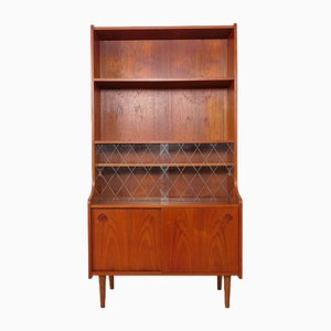 Credenza vintage in teak e vetro