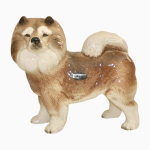 Statuetta vintage Coopercraft Chow Chow Dog, Inghilterra