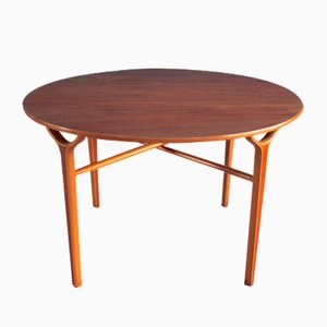 Mesa de centro Ax vintage de Peter Hvidt & Orla Mølgaard-Nielsen para Fritz Hansen