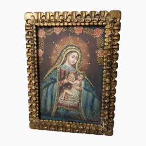 Virgen de la Leche, óleo sobre lienzo