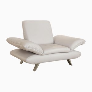 Rossini Lounge Chair in Light Blue Leather from Koinor