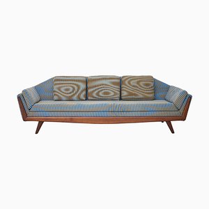 Gondola Sofa aus individuellem Stoff von Case Studies, 1960er