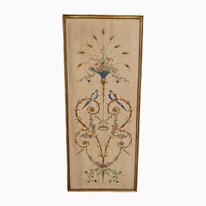 Louis XVI Style Embroidered Panel, 1890s