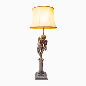 Large Table Lamp in Bronze, 1970s