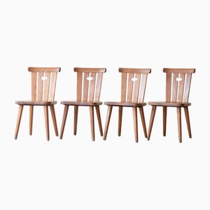 Mid-Century Swedish Dining Chairs by Göran Malmvall, 1960s, Set of 4