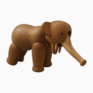 Vintage Spielzeug Elefant mit Gelenk von Bojesen