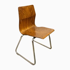 Mid-Century Side Chair with Chrome-Plated Frame from Flötotto, 1960s