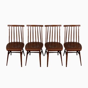 Skandinavische Vintage Stühle, 1960er, 4er Set
