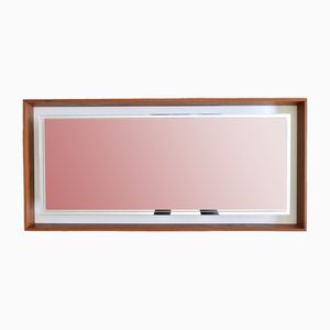 Miroir Vintage avec Cadre en Teck de Hillebrand, 1966