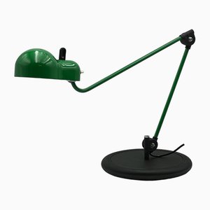 Lámpara de mesa vintage en verde de Joe Colombo, años 70