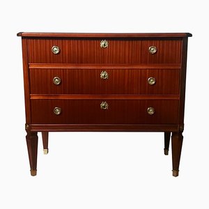 Gustavian Chest of Drawers in Mahogany, 1920s