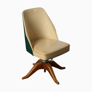 Vintage Italian Chair in Leatherette, 1950s