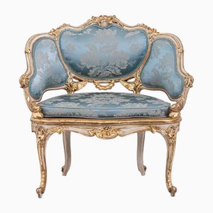 Antique Marquise in Gilded and Carved Wood, 1880