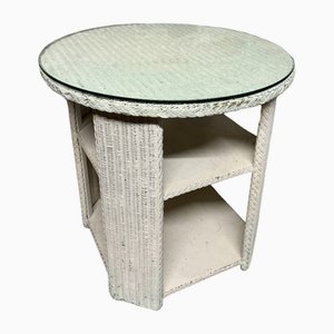 Art Deco Side Table in the style of Lloyd Loom
