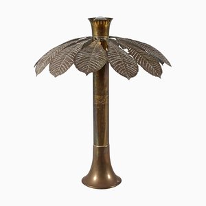 L Ippocastano Table Lamp in Brass attributed to C. Giorgi for Bottega Gadda, Italy, 1970s