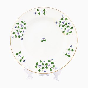 Fine Porcelain Cornflower Pattern Plate from Minton, 19th Century