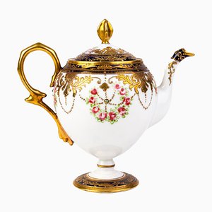 Art Nouveau Japanese Gilt Porcelain Teapot from Noritake