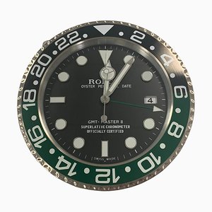 Perpetual Green Black GMT Master II Wall Clock from Rolex