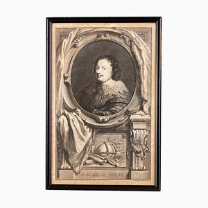 Sir Kenelm Digby Portrait, Gravur, 18. Jh.