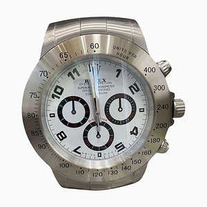 Oyster Perpetual Silver Daytona Wall Clock from Rolex