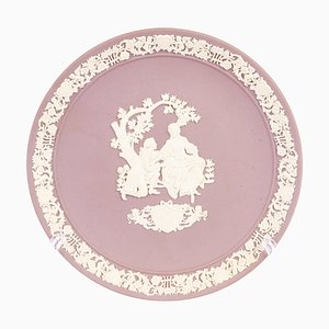 Lilac Jasperware Valentine Plate from Wedgwood