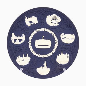 Portland Blauer Jaspis Teller von Wedgwood