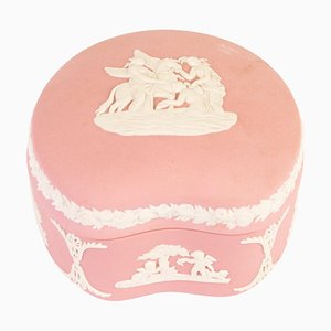 Wedgwood Pink Jasperware Trinket Box