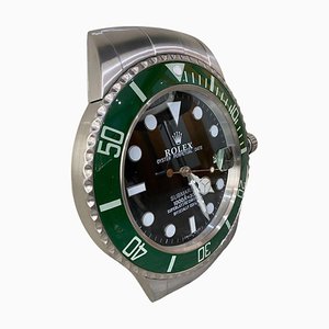 Reloj de pared Oyster Perpetual Green Submariner de Rolex