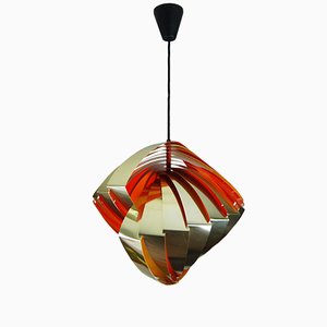 Danish Konkylie Pendant by Louis Weisdorf for Lyfa, 1960s