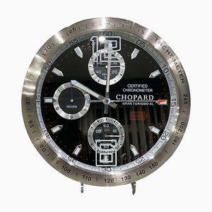 Reloj de pared Chronometer Gran Turismo de cromo con certificación oficial de Chopard