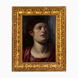 Artista italiano, Retrato de Medea, siglo XVII, pintura al óleo, enmarcado