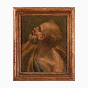 Roman Artist, Portrait, Oil Painting, 18th Century, Framed