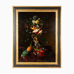 Dutch Artist, Still Life with Goldfish, 18th Century, Oil Painting, Framed