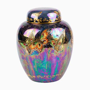 Art Deco Ginger Jar Vase von S. Fieldings & Co.