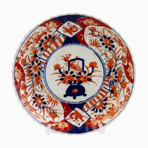 19th Century Meiji Japanese Imari Porcelain Plate from Arita