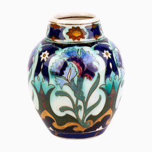 Vaso Art Nouveau in ceramica di Rozenburg