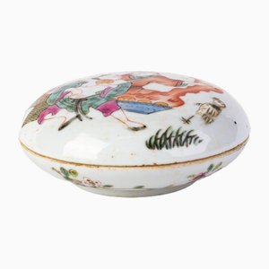 Coffret Porcelaine Famille Rose Epoque République de Chine