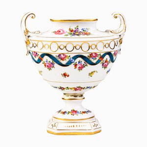 German Art Nouveau Porcelain Urn Vase