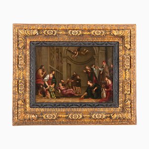 Death of Saint Cecilia, 17th Century, Painting, Framed