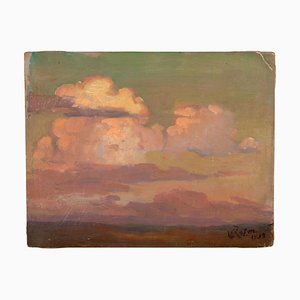 Vladimir Rozmainsky, Clouds, Oil Painting