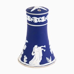 Shaker Cameo Néoclassique en Jasperware Portland Bleu de Wedgwood