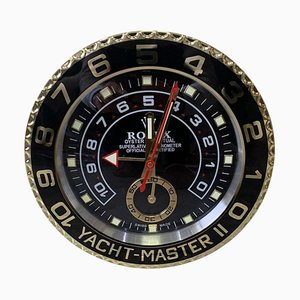 Oyster Perpetual Gold Yacht Master II Wall Clock from Rolex