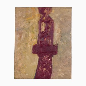 Marc De Meester, Composición abstracta, Pintura al óleo