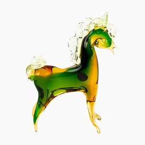 Venetian Murano Glass Sculpture Horse